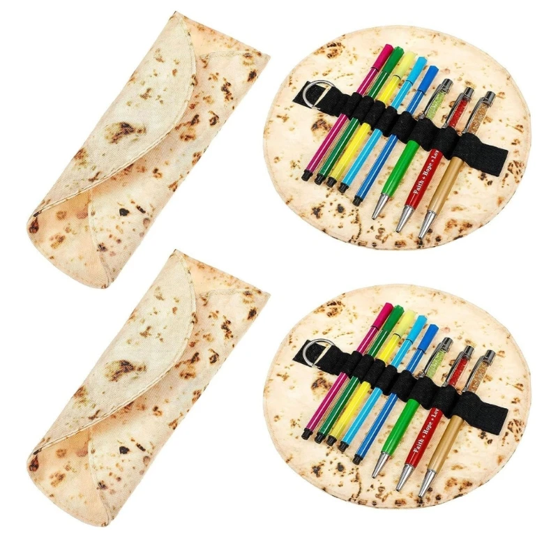 

Рулонные Пеналы, сумка для хранения Burrito, забавный рулонный пенал, макияж, кисть, канцелярские принадлежности, органайзер, офисные и школьные принадлежности