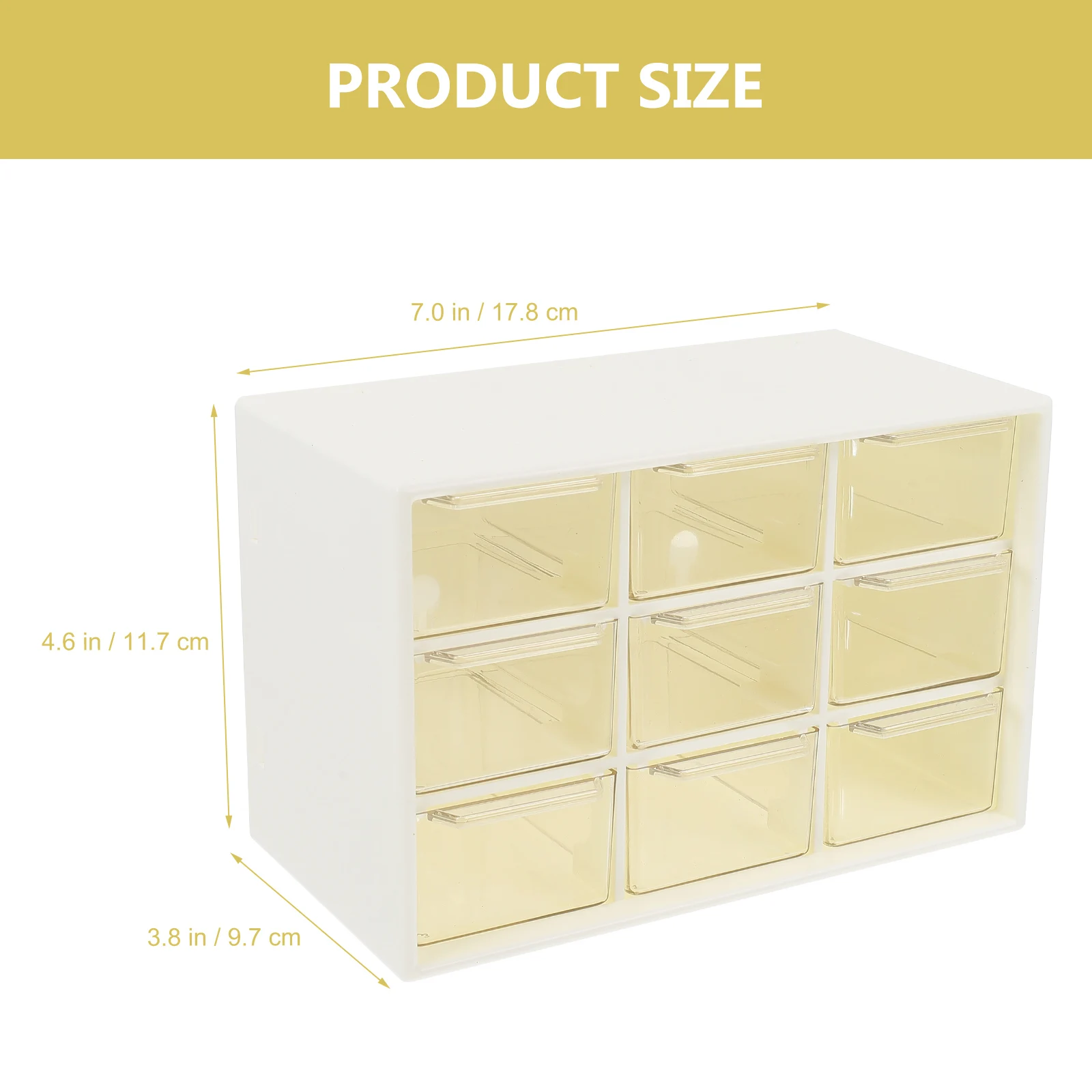

Drawer Style Storage Box Desktop Makeup Organizer Holder Large Capacity Plastic Container Storage Holder For