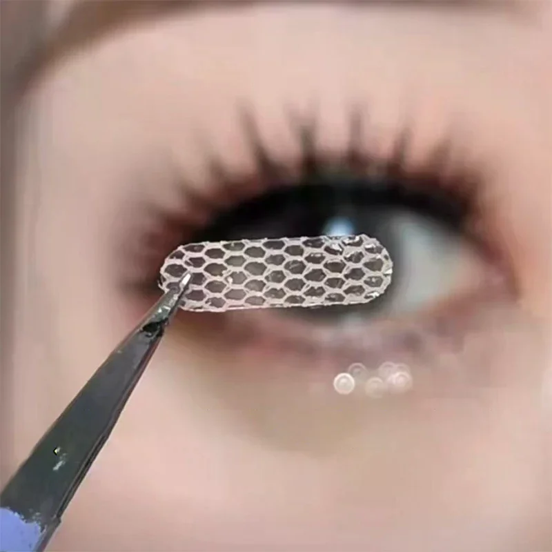 เทปติดตาแบบตาข่ายโปร่งใส ยกกระชับเปลือกตาแบบธรรมชาติ  แบบแปะเอง  สำหรับผู้หญิง  แบบสองชั้น  มองไม่เห็นรอยต่อ