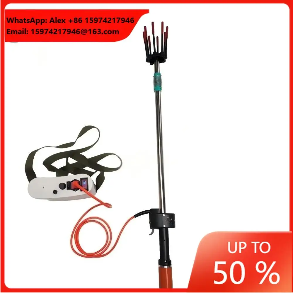 High Productivity 24V Backpack Lithium Battery Coffee Bean Walnut Nuts Fruit Tree Shaker Picker Electric Olive Harvester