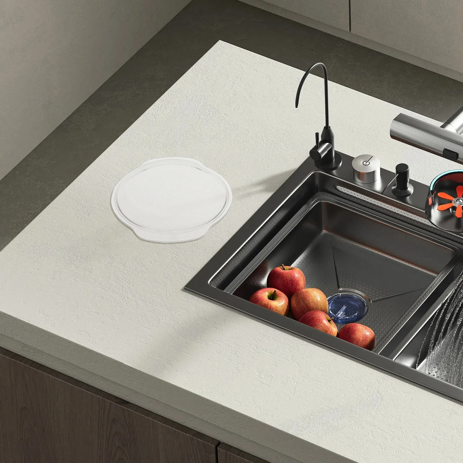 

1pc Glass Microwave 17.8Cm Reusable Plate Lid For Splatter Protection Microwave Food Cover Heat Resistant Dish Cover For Bacon