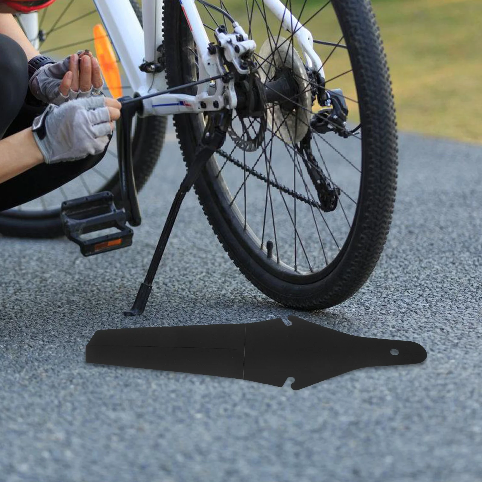 

Bicycle Mud Guard Plastic Front Rear Mudguard For Mountain Road Bike Cycling Rain Protection Lightweight Durable Bike