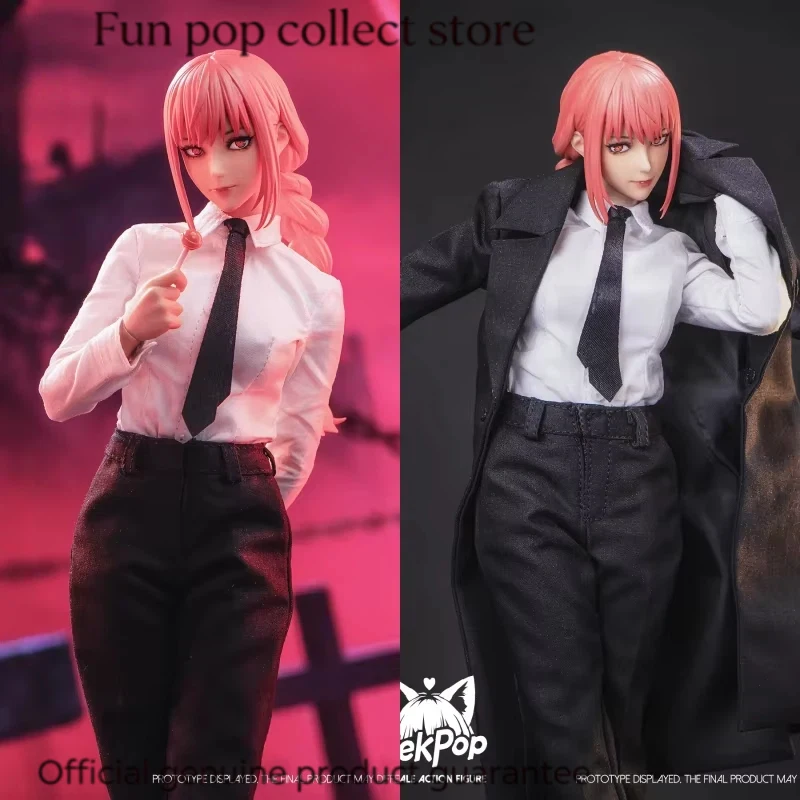 

Nekpop Makima Chainsaw Man Action Figure One Sixth Scale 12Inch Nek001 Joint Mobile Collectible Female Soldier Doll Ornament