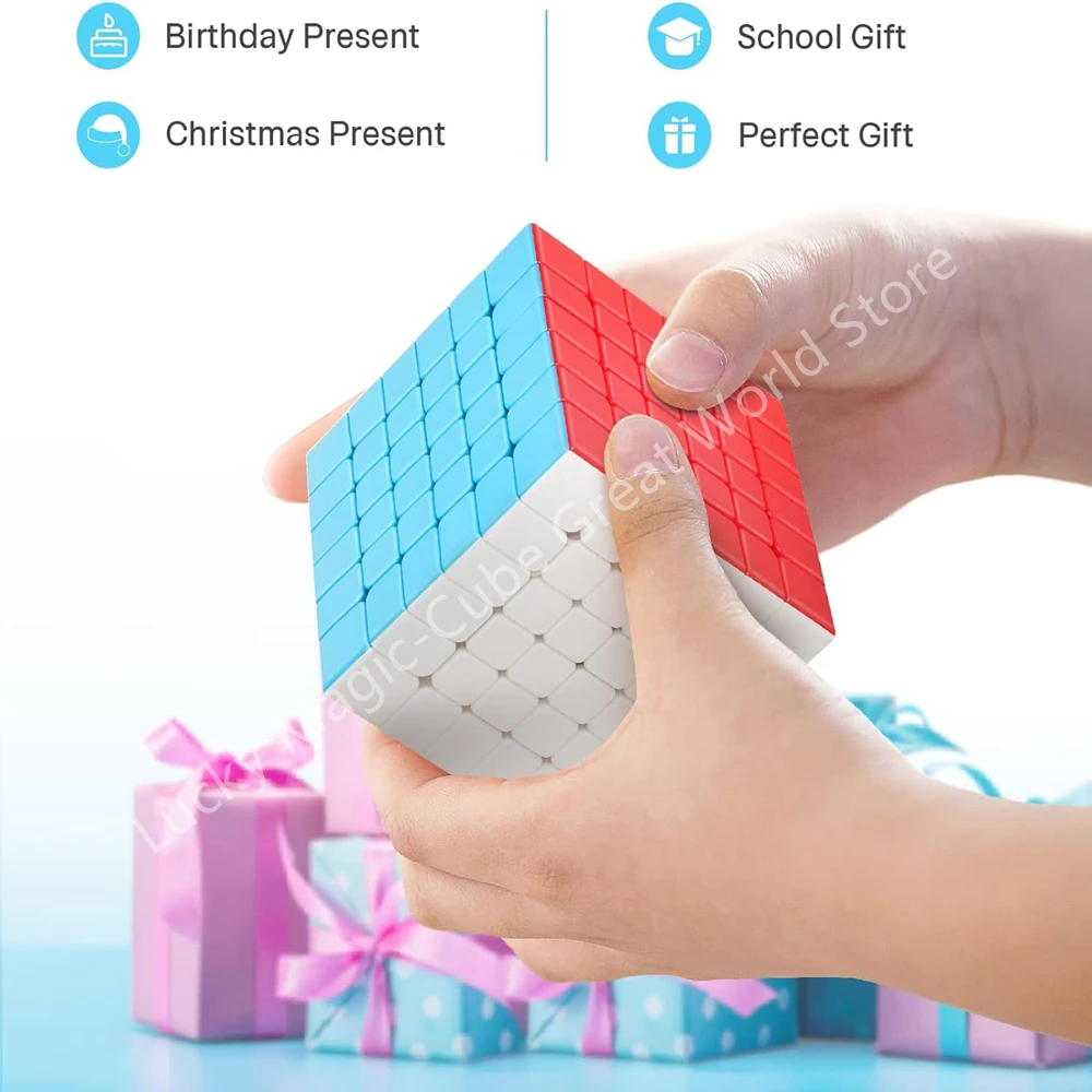 Qiyi 6x6 Speed Professtional Magic Cube Puzzle stickerless 6x6x6 Magic Cube Education Toys Puzzle Cube