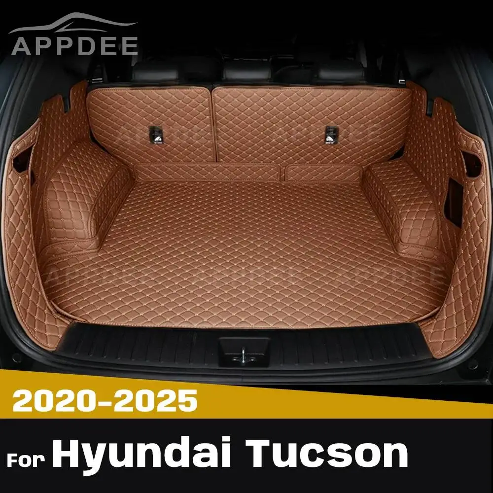 

For Hyundai Tucson 2021 2022 2023 2024 2025 Auto Full Coverage Trunk Mat Car Boot Cover Pad Cargo Liner Interior Accessories