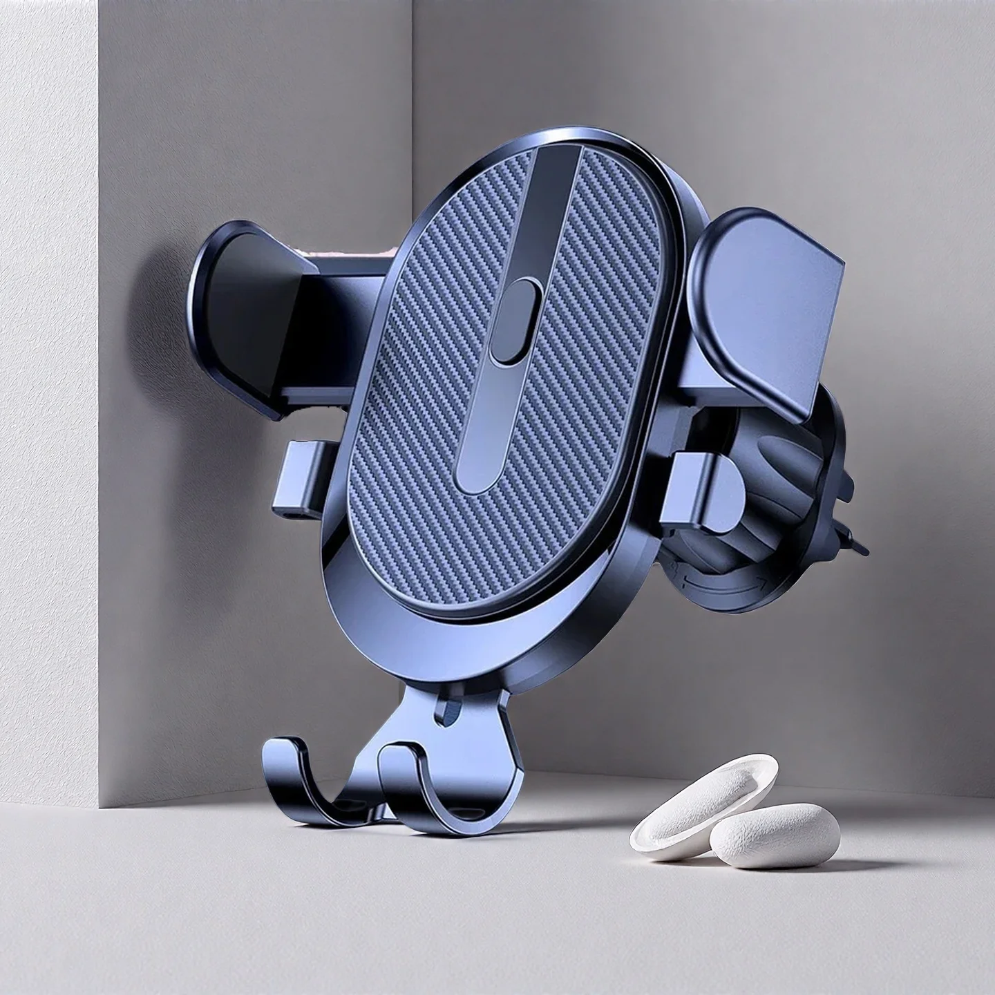 

Новый автомобильный держатель для телефона, подставка, обновленный универсальный держатель для телефона с автоматической блокировкой и зажимом-крючком для автомобильного вентиляционного отверстия для iPhone Samsung