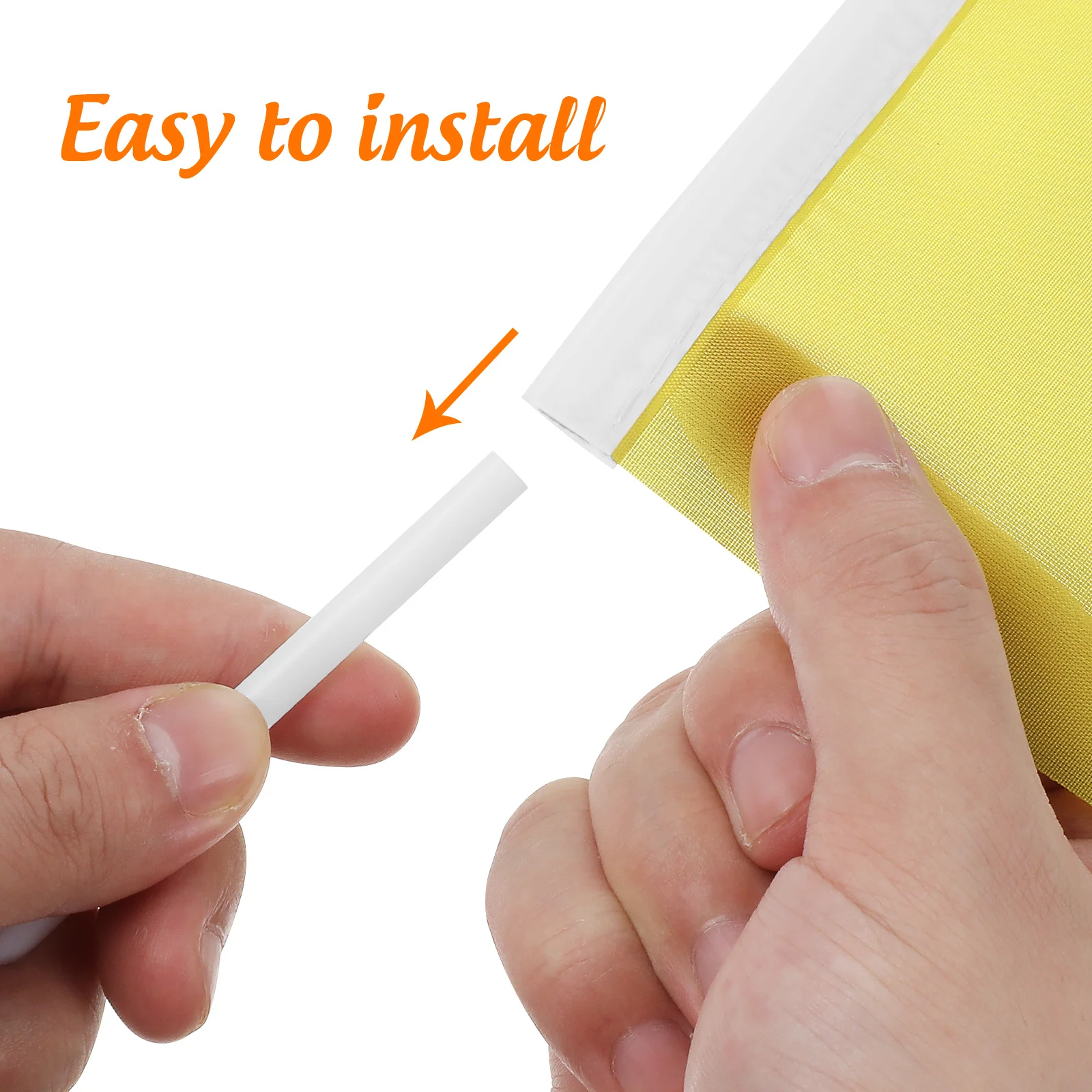 

50Pcs Mini Handheld Waving Flags Solid Color Square Lightweight Polyester Party Banner Celebration Supplies Waving Flag