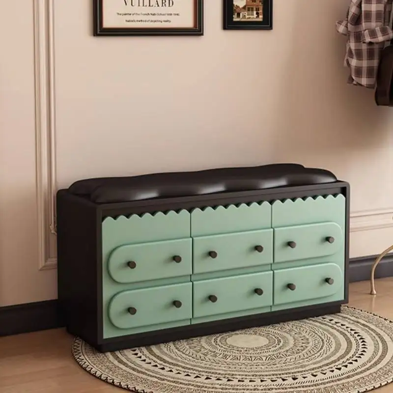 Waterproof Wooden Shoe Cabinet Modern Natural House Space Saving Shoe Rack Living Room Entryway Meuble Chaussures Furniture Home