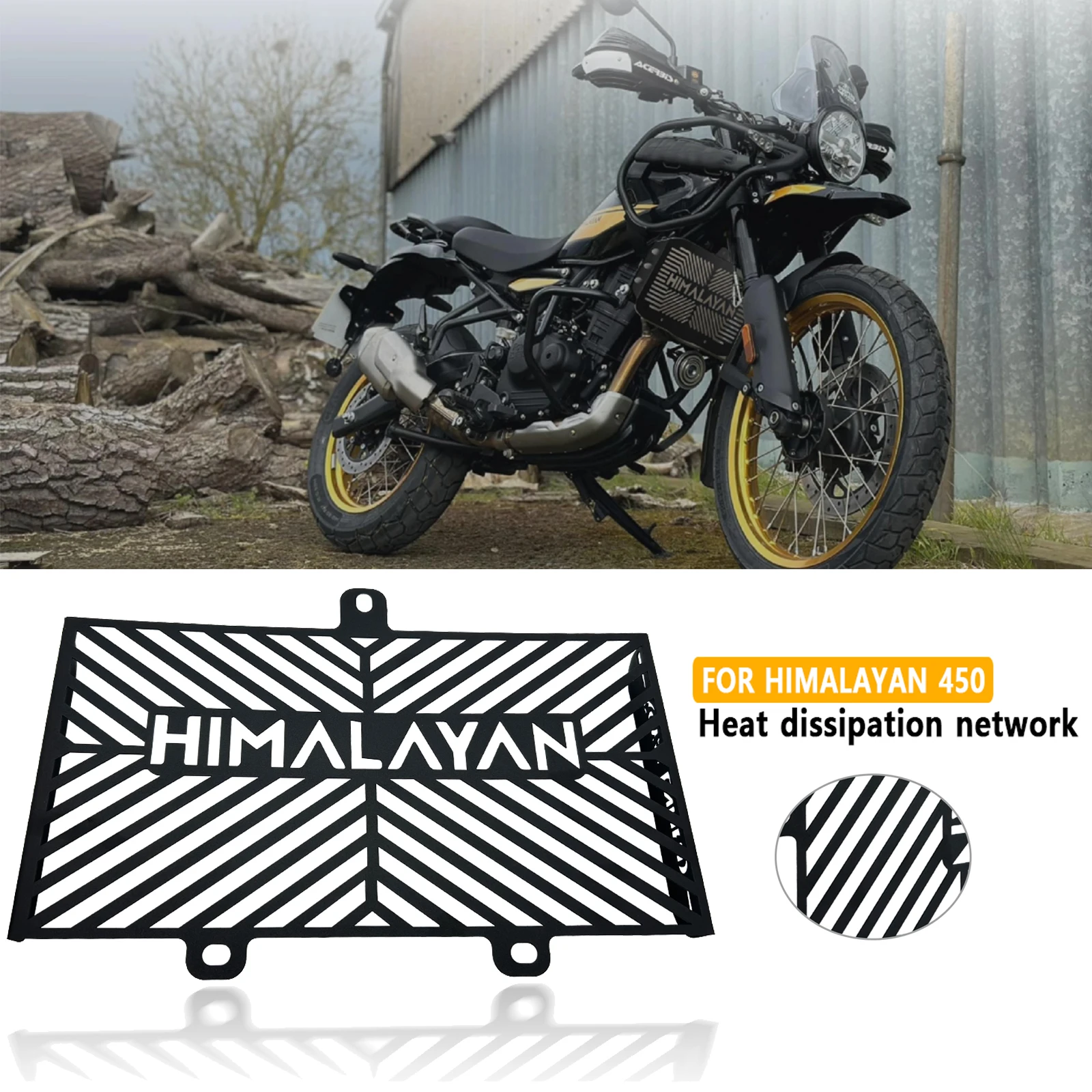 Motorcycle Accessories For himalayan450 Radiator Guard Grille Protective Cover Heat dissipation network for Himalayan 450