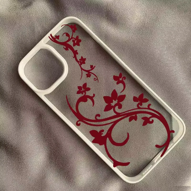 Hand Painted Butterfly Flower  - đánh giá và giá Phone Cases Transparent