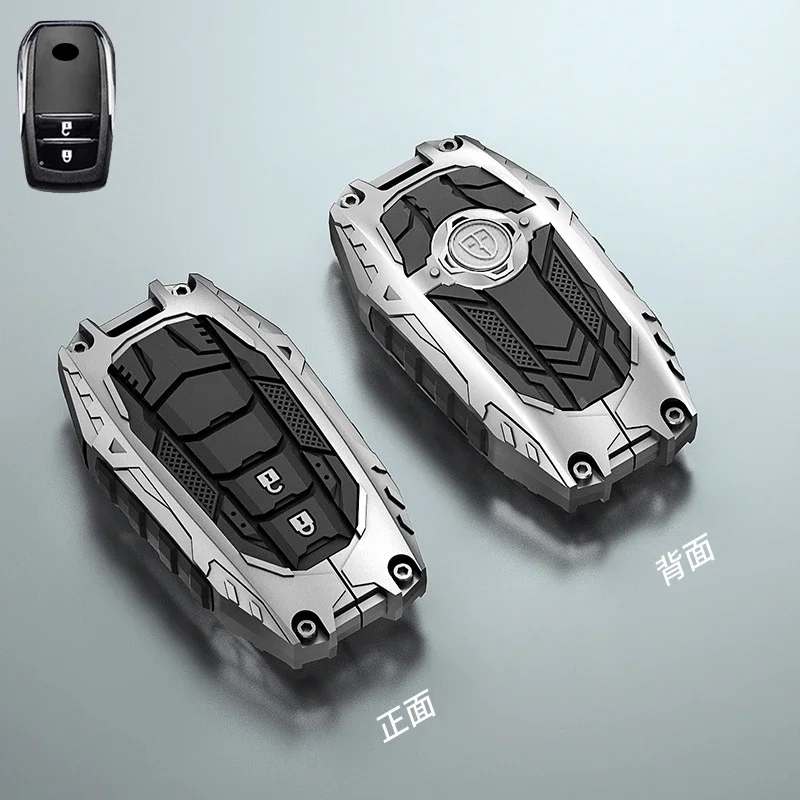 

2024 Industrial Style for Toyota Camry Land Cruiser Prado 150 Venza Fortuner Rav4 Highlander Yaris Auris Car Key Case Cover Fob