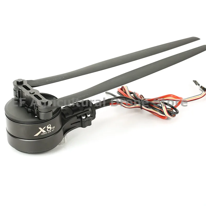

Комбинированная силовая система Hobbywing X8, готовая к двигателю XRotor 8120 100 кВ / 80 А ESC / 3011пропеллера для сельскохозяйственного БПЛА своими руками