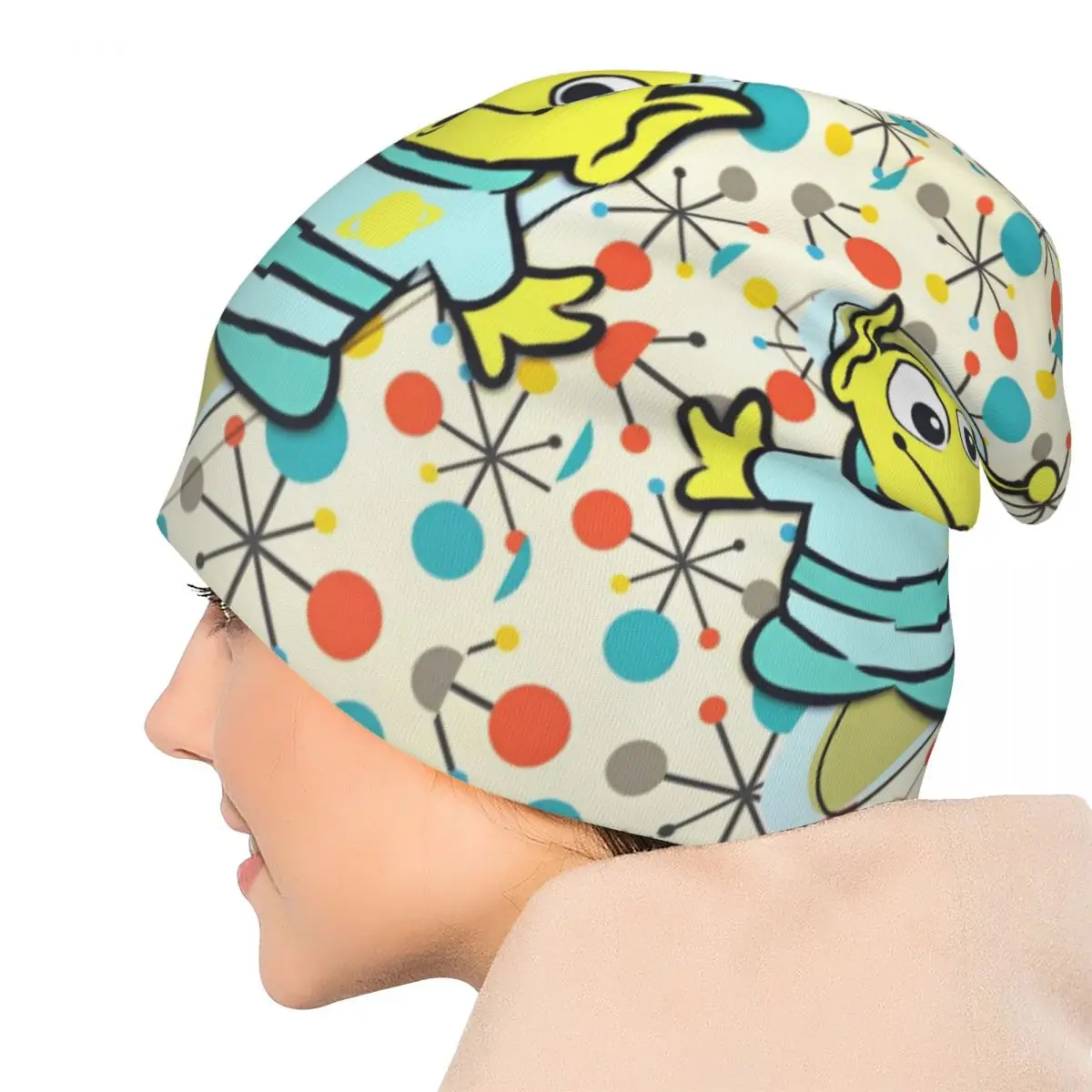 Kawaii mignon dessin animé Aliens casquette Toy Story Cool unisexe extérieur Skullies bonnets chapeau printemps chaud double usage Bonnet chapeaux