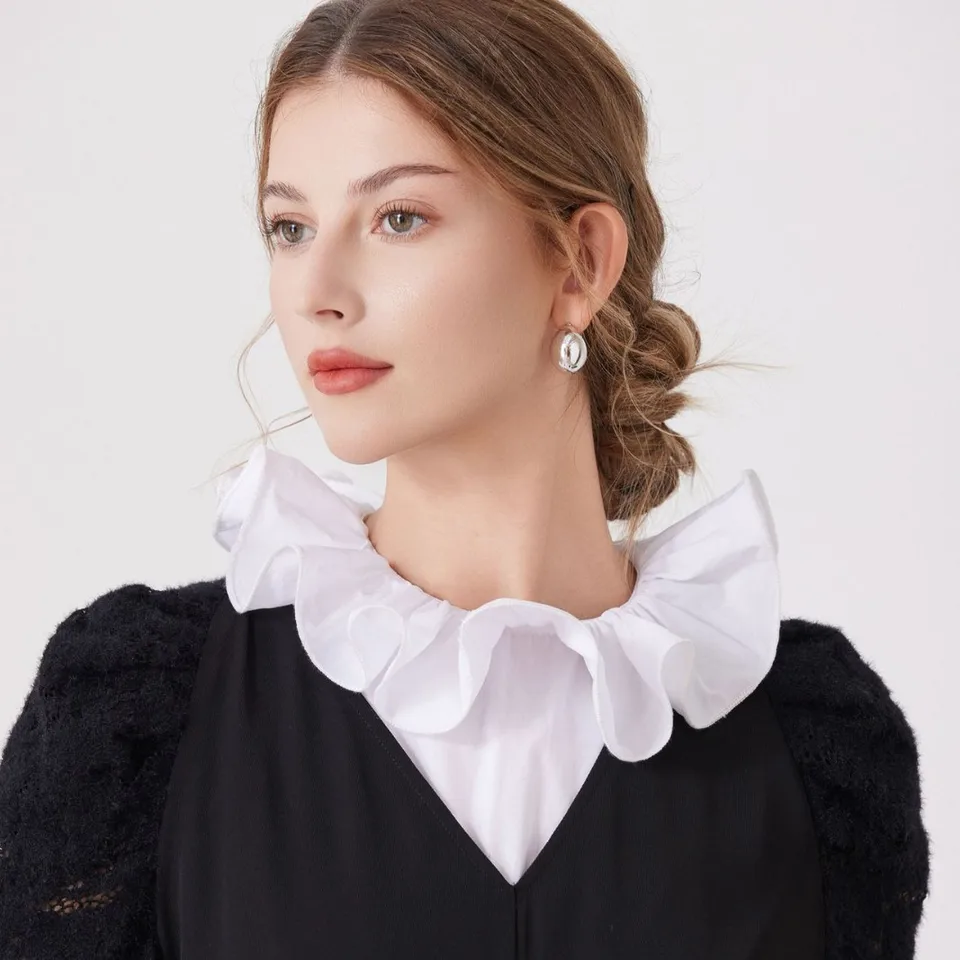 Falso Cuello Desmontable Cuello Media Camisas Falso Cuello | Cuotas sin