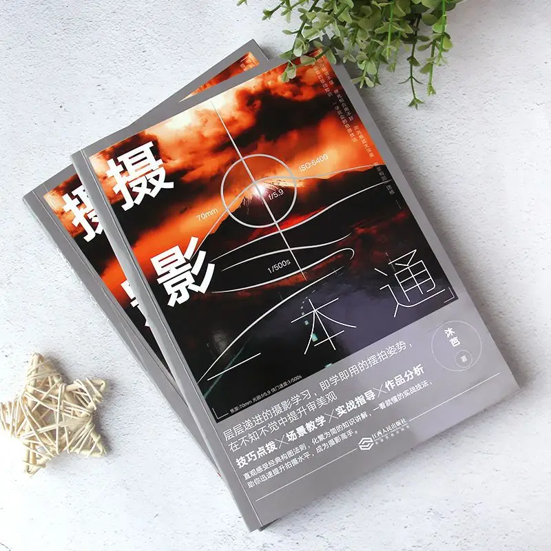 Photography One-pass Book Introductory Textbook Self-study Art Light and Composition high-quality book