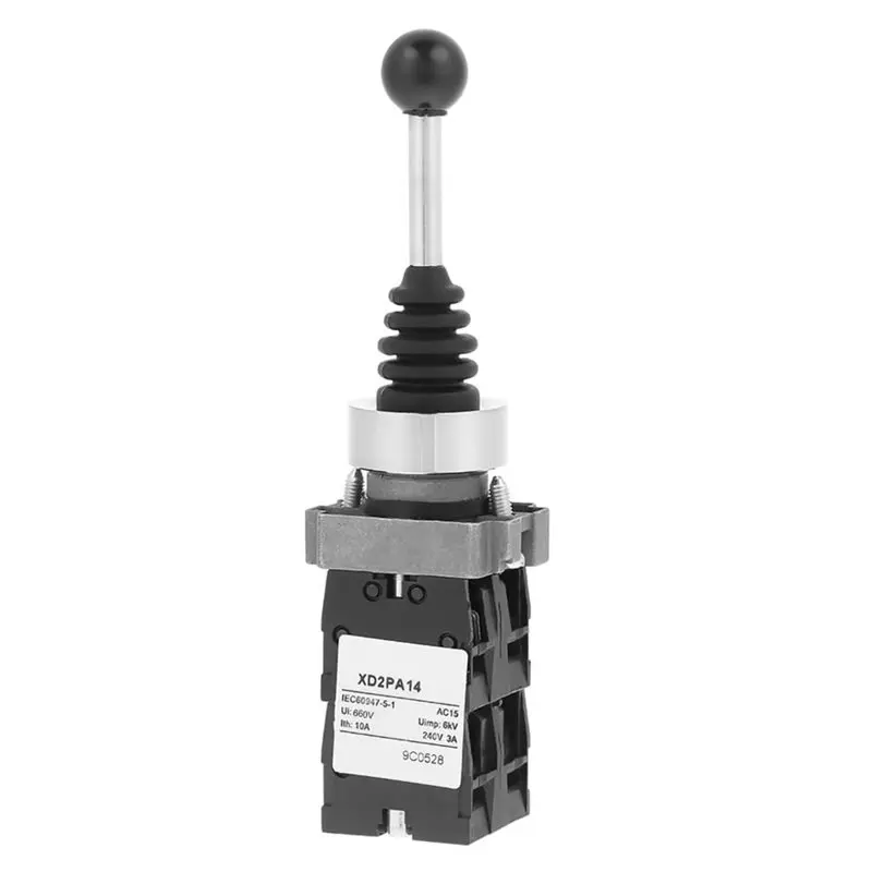 M52K-XD2PA14 4NO Latching Joystick Switch- Forced Lock 4-Position Industrial Control For Magnetic Starters