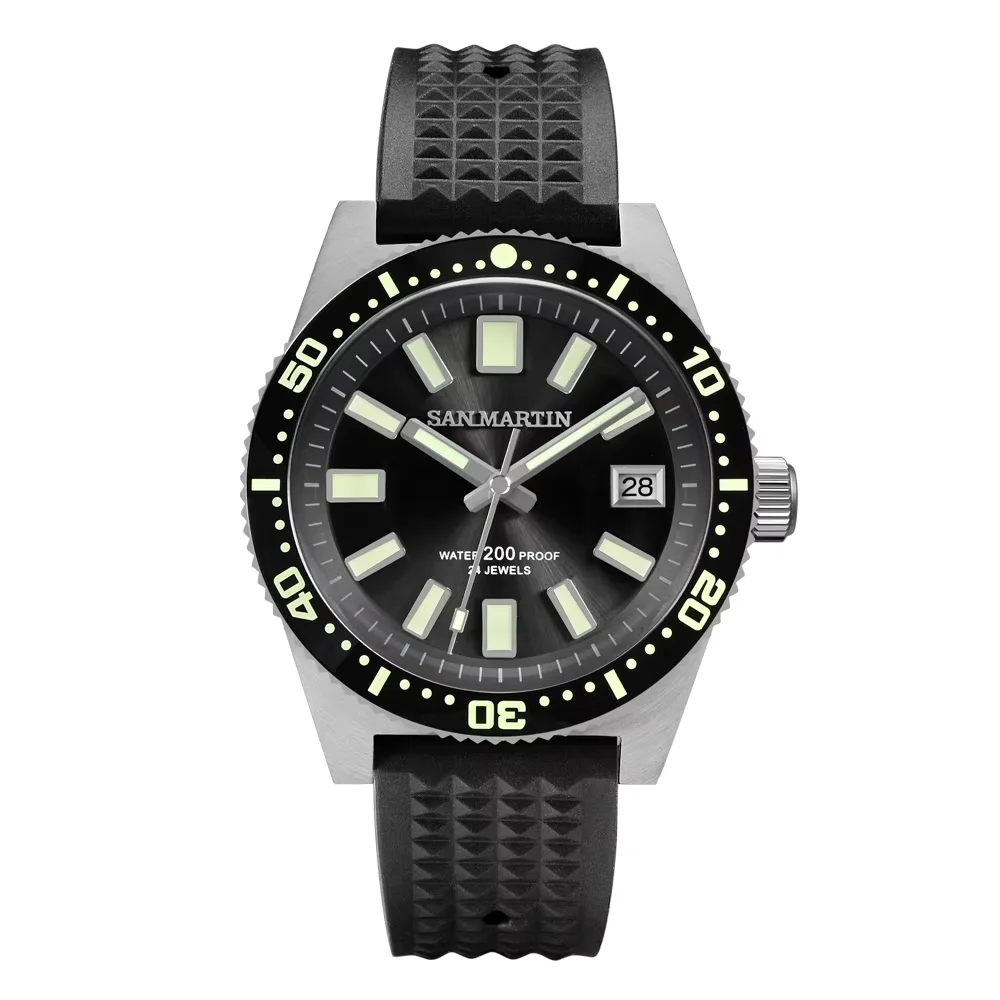 San Martin 自動巻き時計 ダイバーズウォッチ サンマーティン V3 ダイバーズウォッチ 40mm 自動巻き 200m防水