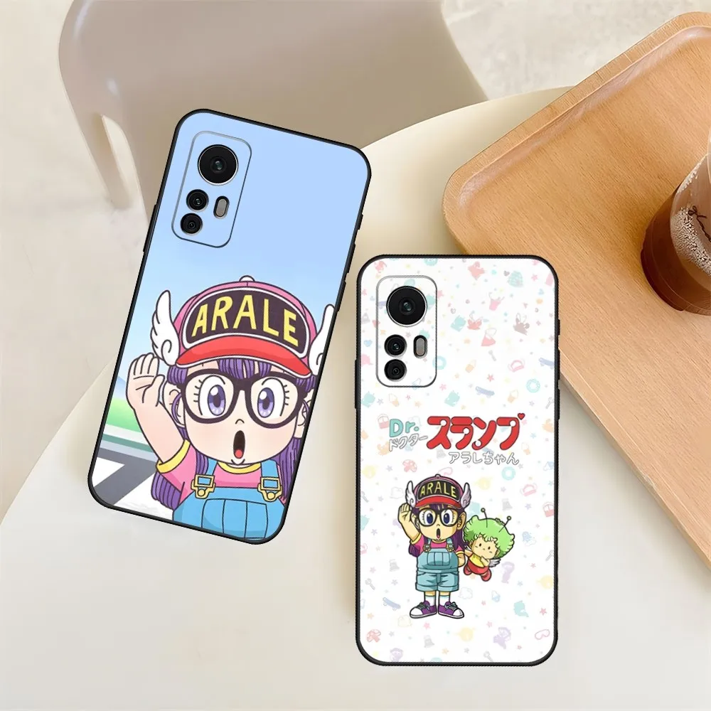 Capa traseira do Dr. Slump Arale Cartoon, Capa de telefone para Xiaomi 13, 12, 11T, 11, 9T, 8, 9SE, 11i Lite, Ultra Note10, Poco F3, M3, M4, GT Pro X4