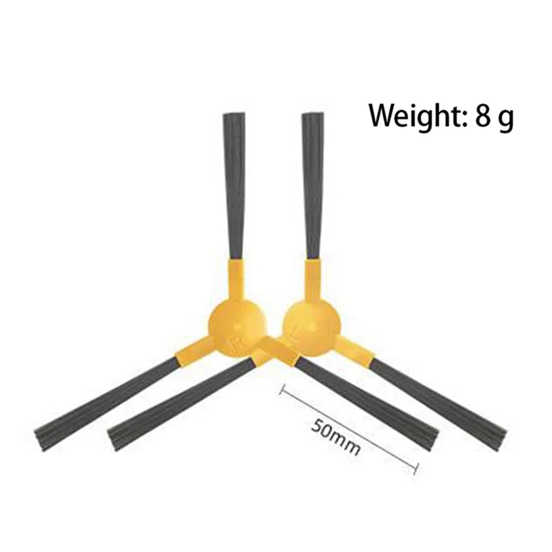 ABLS 12 ชิ้นสําหรับ Ikhos สร้าง NetBot S15 Neatsvor X500 X600 Tesvor X500 Pro หุ่นยนต์เครื่องดูดฝุ่นแปรงด้านข้าง