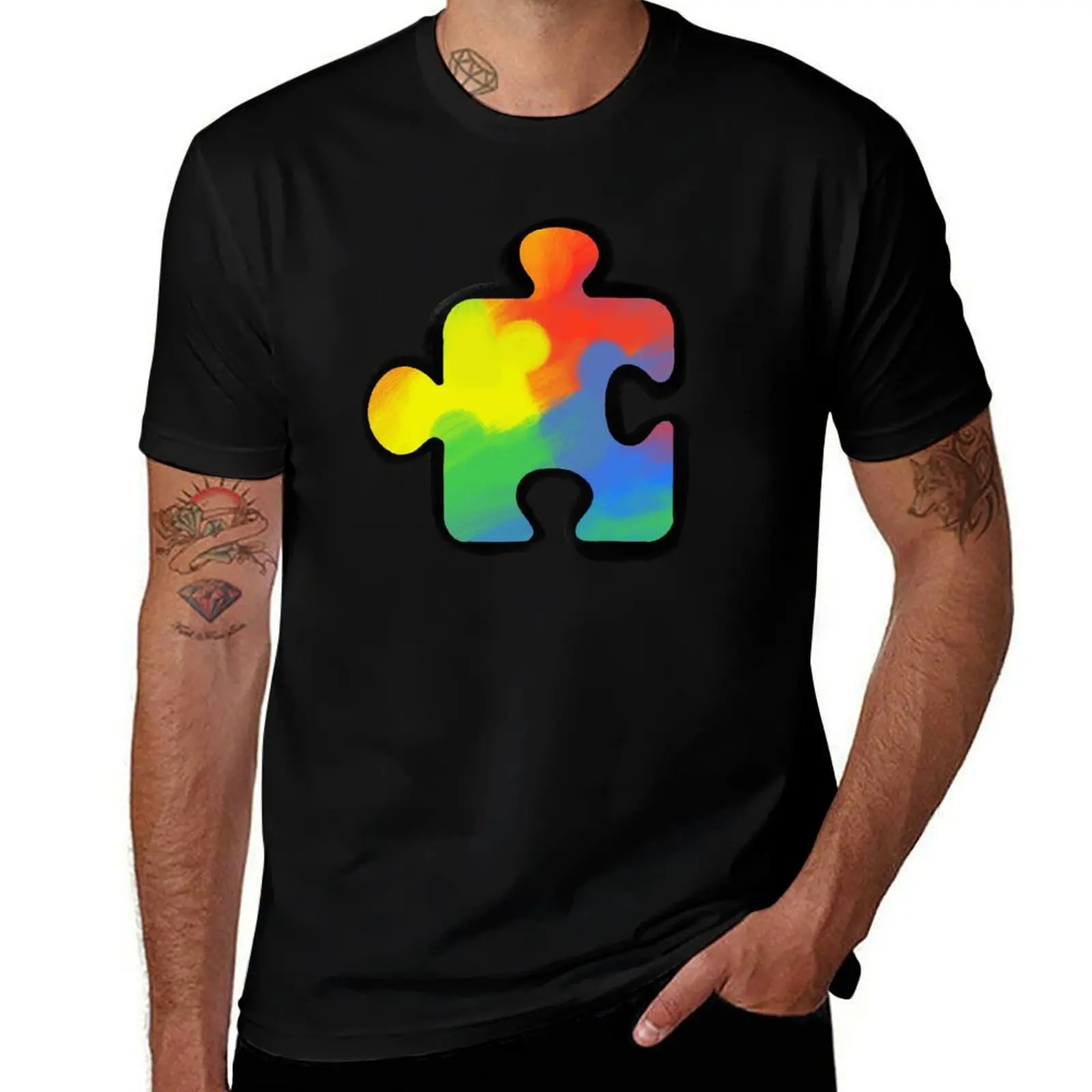 

Autism Awareness T-Shirt Casual Soft Cotton Short Sleeve Tee