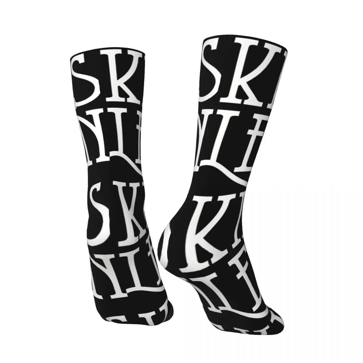 Funny Crazy compression Sign Sock for Men Hip Hop Harajuku Kings of Leons Happy Quality Pattern Printed Boys Crew Sock Casual