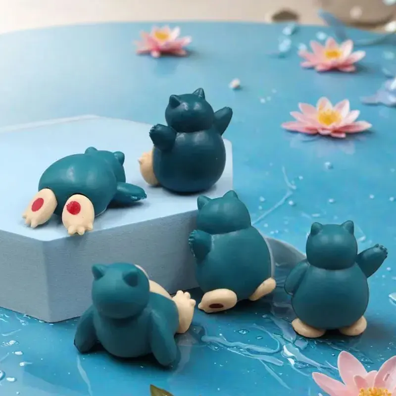 أنيمي تمثال البوكيمون بيكاتشو غص عمل صغير الشكل لطيف الكرتون سطح المكتب زخرفة البلاستيكية نموذج الديكور جمع لعبة هدية #2