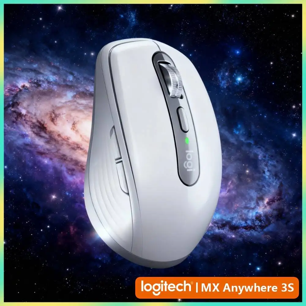 Travel MX Anywhere 3S - 8K DPI, 3-Device Bluetooth, Quick Charge, Perfect for Book Signing Short Trip & On-site Task