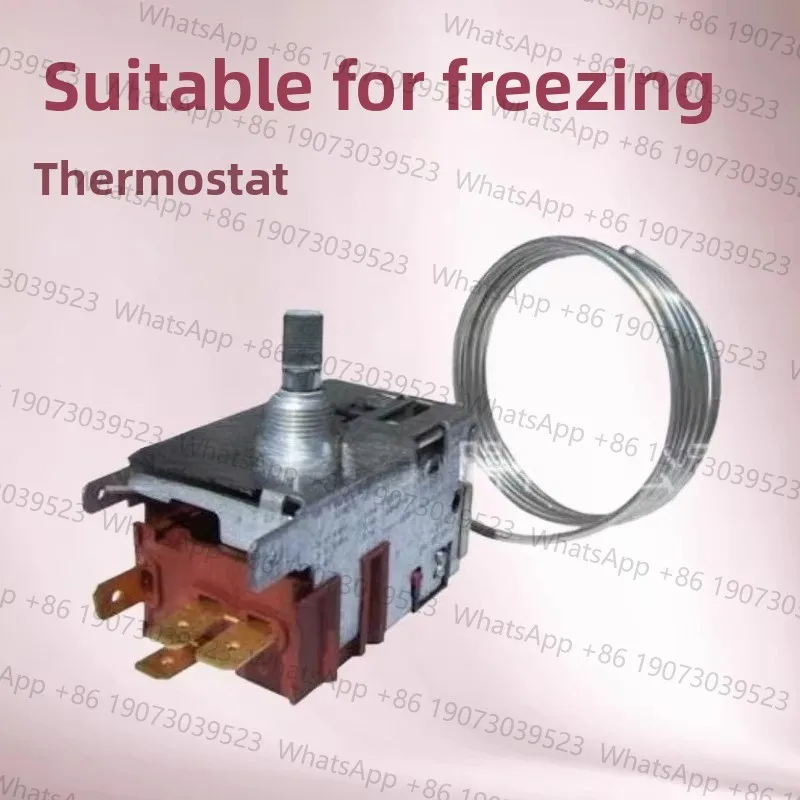 Termostato de refrigerador Danfoss de cuatro pines 077B6208 interruptor de control de temperatura de refrigerador comercial de una sola puerta y doble puerta