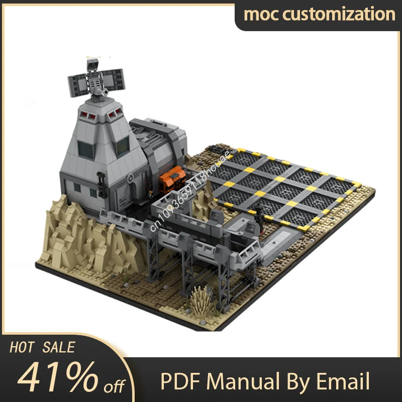 

1927 шт. MOC Tatooine At War Star Battle Модель Строительный блок Diy Творческая сборка Развивающие кирпичи Игрушки Подарок ребенку