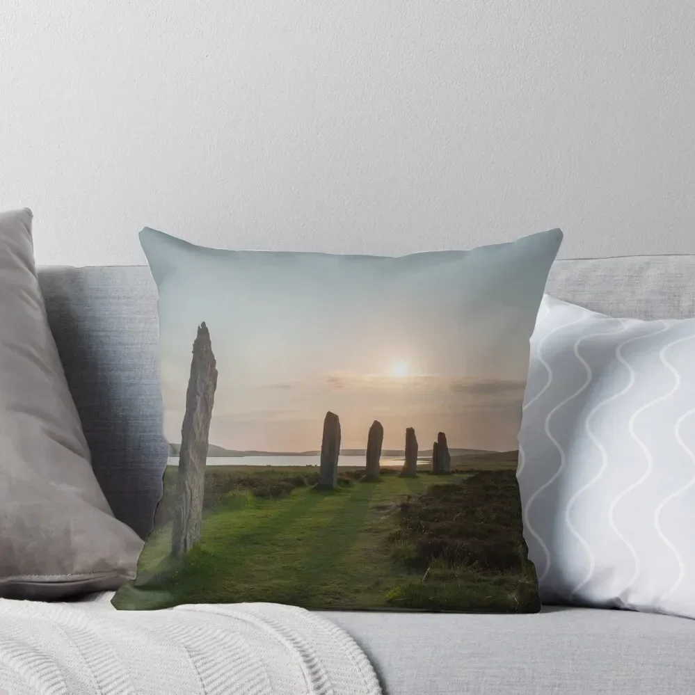 

The Ring Of Brodgar Sunset Throw Pillow Cushions Home Decor covers for pillows pillow