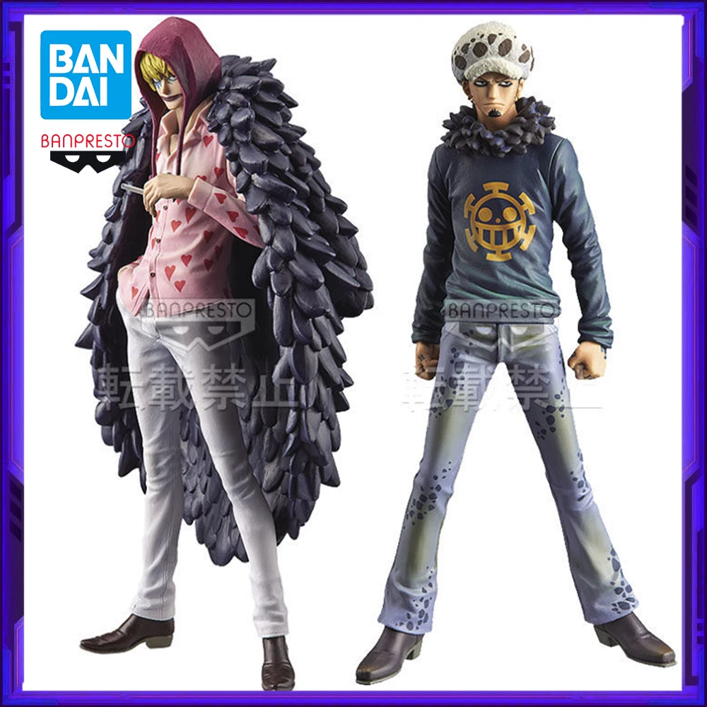 

В наличии Bandai Original Banpresto ONE PIECE Trafalgar D. Water Law Donquixote Rosinante аниме фигурка модель фигурки игрушки