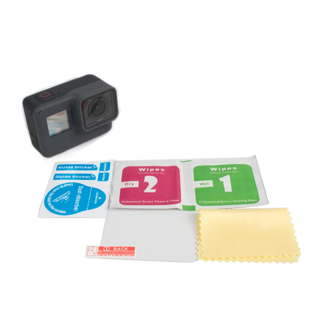 Screen Protector Tempered Glass Film for 5 Black Sport Camera