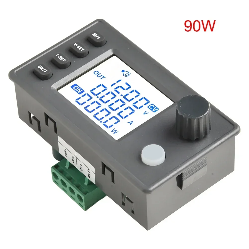 

1pc 90WDC Adjustable Voltage Stabilized Power Supply LCD Display Board Regulator And Current Step-Up/Down Charging Module