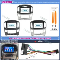 Para 2015-2018 Hyundai STAREX H1 9 pulgadas radio estéreo de coche panel de marco Android cable de fascia adaptador de arnés de vídeo MP5 decodificador canbus