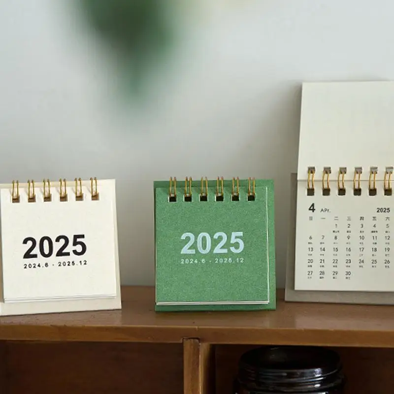 2025 Small Desk Calendar To Do List Daily Weekly Monthly Schedule Table Planner Spiral Calendar Books Planner Calendar Book Time