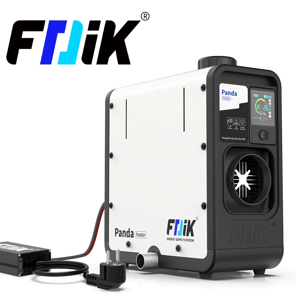 FDIK dízel fűtőberendezések 8 kW 12 V 24 V 220 V-os állófűtés alacsony zajszintű szivattyúval hordozható fűtőberendezés kempinghez, raktárhoz, teherautóhoz, hajóhoz