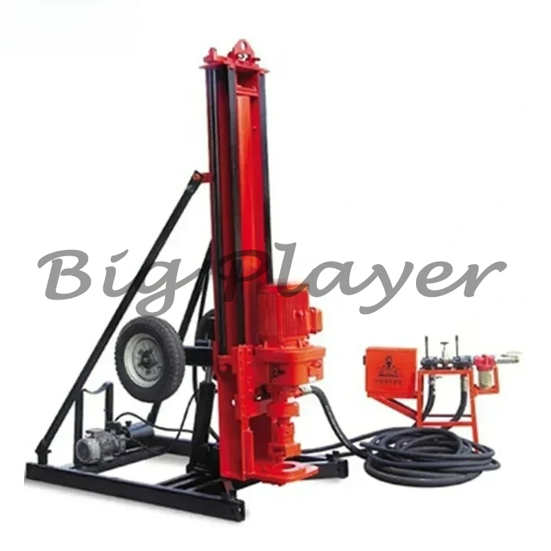 

Small DTH Borehole Drilling Rig Machine Portable Drill Bit Price Fast DTH Hard Rock Soil Drill Rig Down-the-hole Drilling Rig