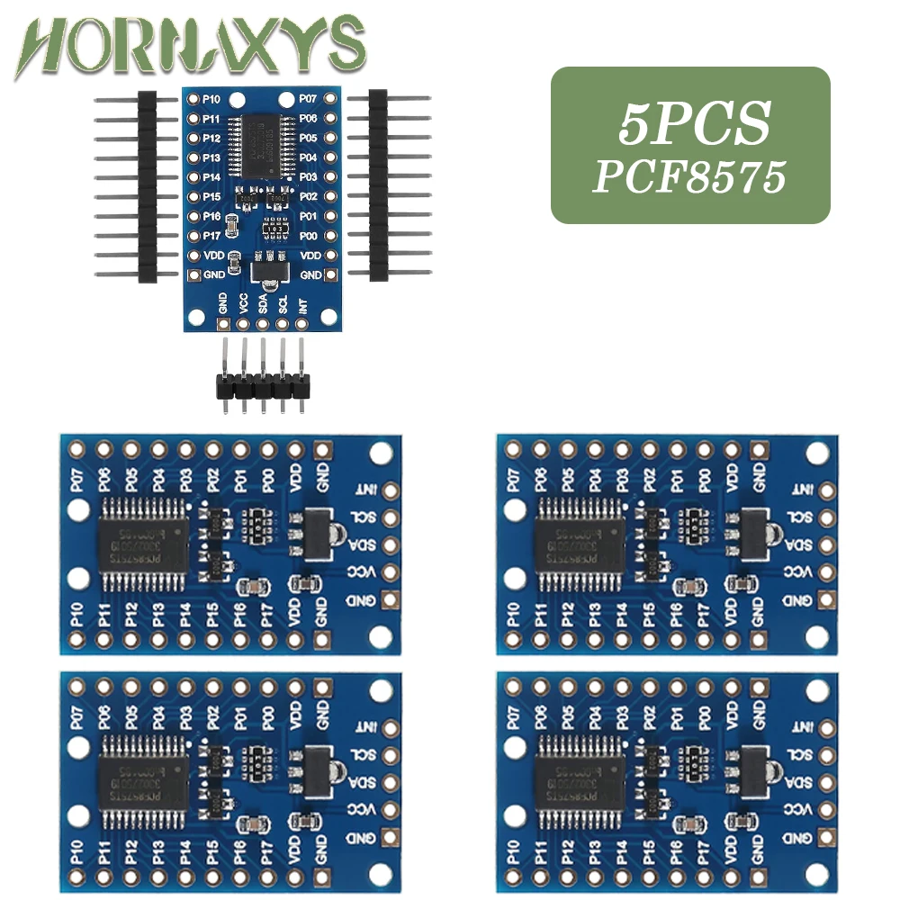 1-10pcs PCF8575 Module Expansion IO port Expander board DC 2.5-5.5V I2C communication control 16 IO ports For Arduino