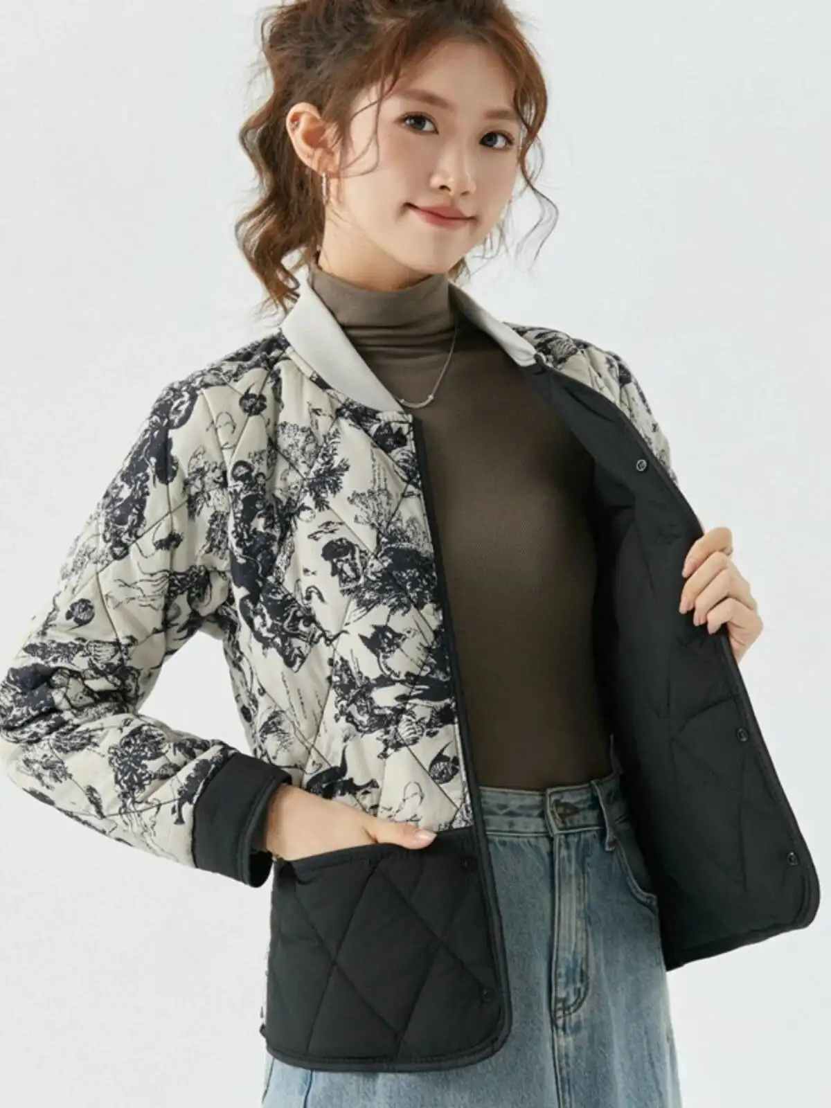 

Осень-зима женский легкий мягкий хлопковый воротник-стойка прочный сращивающий Ket модный внутренний жилет для поездок на работу