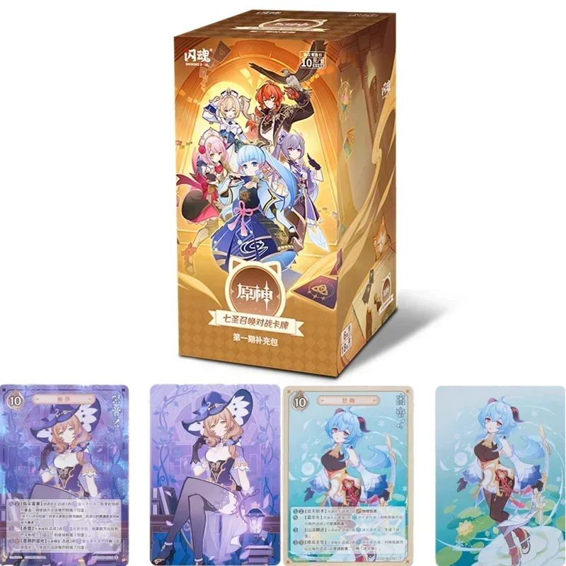 Genshin Impact Card Kamisato Ayaka Diluc Ragnvindr Anime Karakter Randapparatuur Kaarten Limited Edition Kaart Kinderen Verjaardagscadeautjes