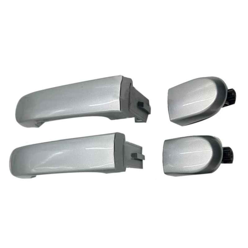 1Pair Front Outside Outer Exterior Door Handle 80644-EL12A 82641-EL12A For Nissan Versa 2007-2012 Puller FL+FR