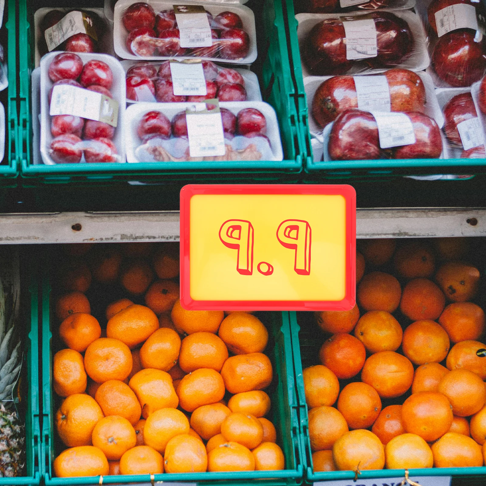 2 قطعة علامات عرض الأسعار المعلقة علامات سوبر ماركت قابلة للمسح قابلة للكتابة لترويج متجر البيع بالتجزئة وإدارة البضائع