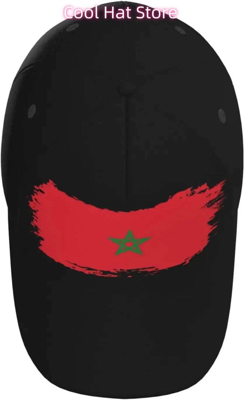 모로코 국기 모자 남자 여자 조정 가능한 모로코 야구 모자 여름 야외 모로코 국기 야구 모자