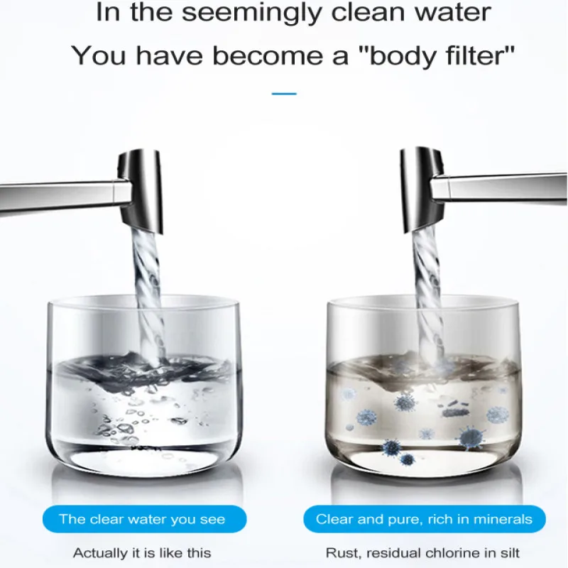 Kitchen dechlorination Water Purifier Pressurized Shower Faucet