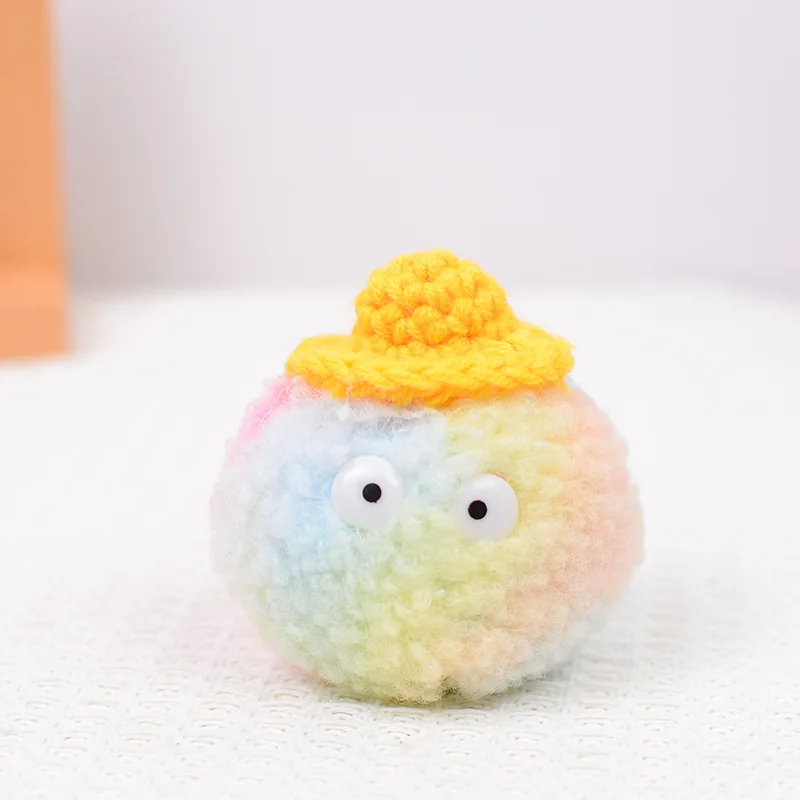 5cm bambini creativo carino palla Sprite peluche cartone animato per bambini Kawaii farcito peluche portachiavi ciondolo coppia borsa fascino ragazza regalo