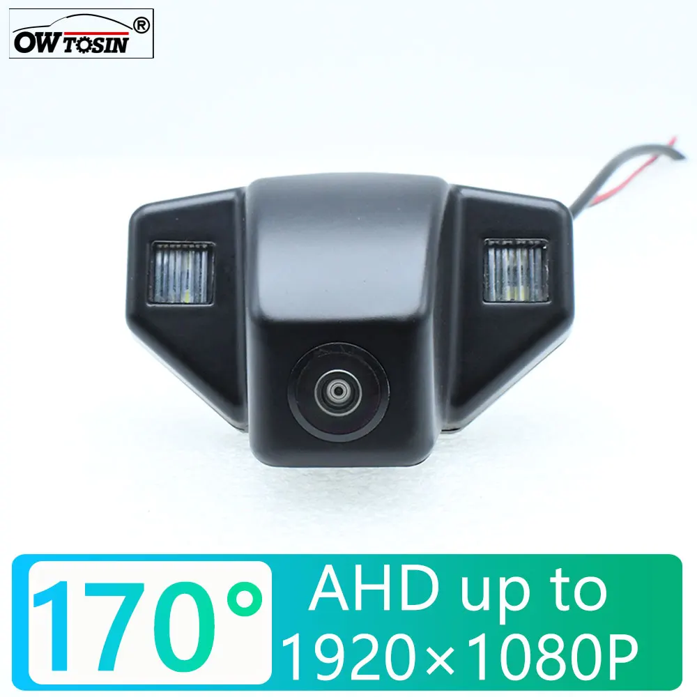 AHD 1920x1080P Car Camera For Honda Odyssey RB3 Fit Hatchback MK2 CRV 2008-2014 Rear View Camera Bracket License Plate Light