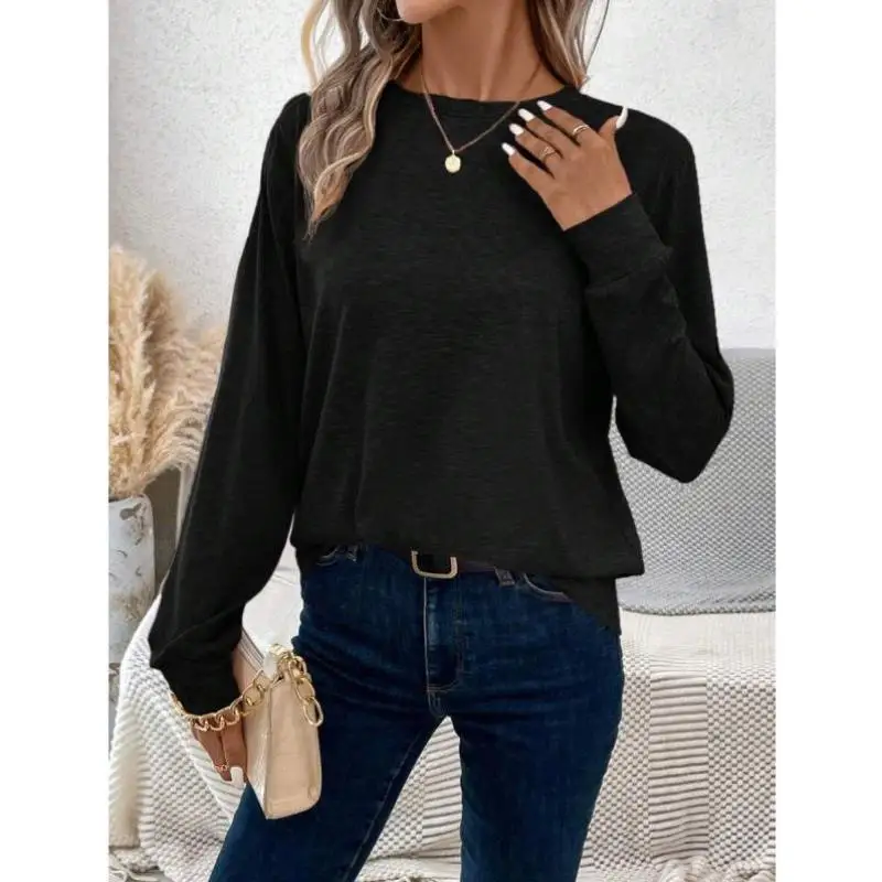 

Autumn Women's Clothing N 3226 Cross-Border Sle Fce Lined Seven Sve Length Chinese Sle Top Quali Faionable