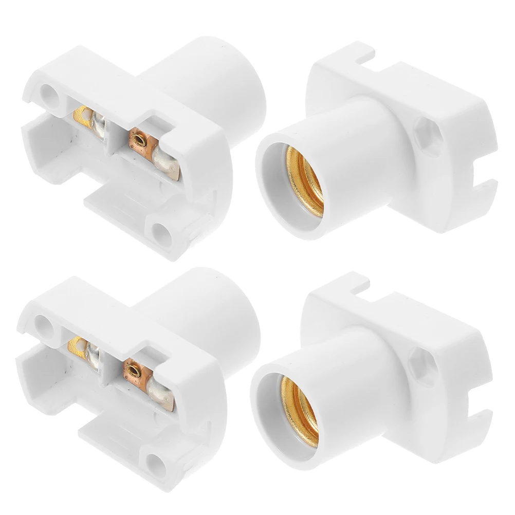

4Pcs E12 Lamp Socket Narrow Wall Mount Screw-in Base for LED Incandescent Bulbs Light Fixture Replacement Bulb Holder