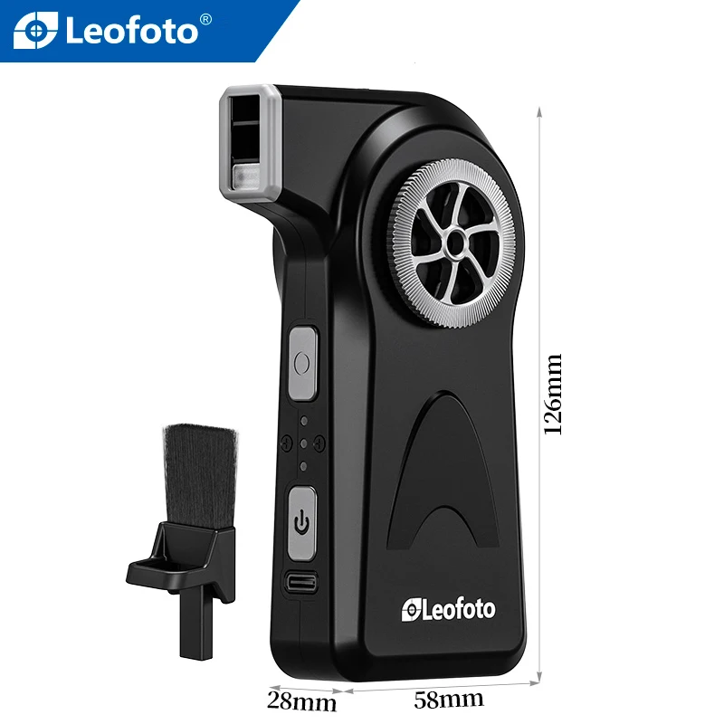 

Leofoto EB-01 Electric BlowerBaby Photography Blower Multi Function Portable Air Blower for Camera Lens VS Nitecore BB2 BB21