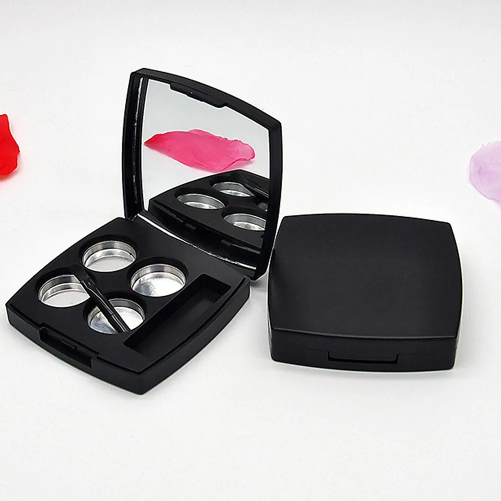 2 Peças Estojo de Paleta de Cosméticos Vazio Recarregável de 20mm para Sombra, Blush, Base e Pó - Organizador de Maquiagem Personalizável DIY